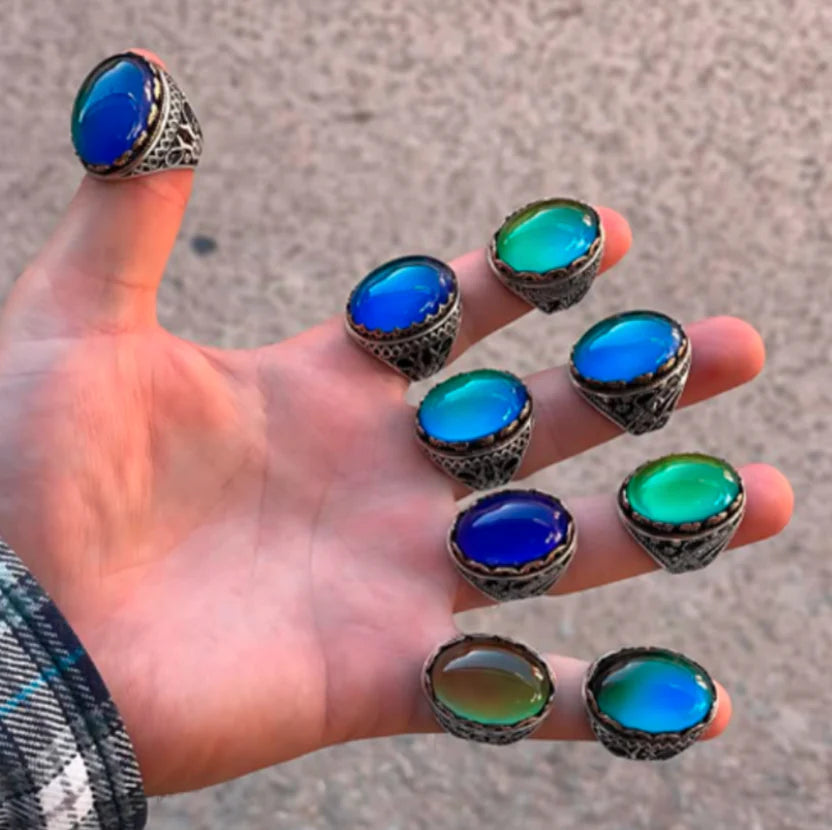 Bague Homme Mystique – Change de Couleur Selon Vos Émotions